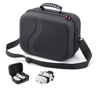 Large Carrying Case for Meta Quest 3S/Quest 3, Hard Travel Case for BOBOVR S3 Pro/Kiwi Design Battery Head Strap, Controllers and Other Accessories, Carry Case for Oculus Quest 3S/Quest 3, Black