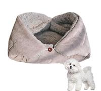 Large Cat Bed | Sleeping Bag 2 in 1 Small Dog Bed | Washable Hideaway for Sleeping, Indoor Pet Sofas, Warm Play Pet Bed