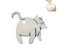Large Cat Butt-Shaped Bread Clip - Air-Tight, Reusable Food Clip for Bread & Snack Bags, Ideal Kitchen Accessory and Funny Gift for Cat Lovers