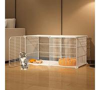 Large Cat Cage - Detachable Metal Indoor Pet Crate Playpen, Versatile Extra Large House for Kittens, Indoor Cat Enclosure