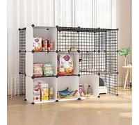 Large Cat Cage Indoor - Diy Cat Playpen Detachable Cat Outdoor Enclosure Small Animals Cages Cat Fence - Large Exercise Place Ideal For 1-3 Cats,147x75x110cm-B