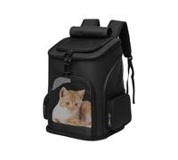 Large Cat Carrier - Soft Structure Foldable and Expandable Carry Bag | Pocket for Daily Use Grooming Clipping Claws Walks and Veterinary