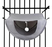 Large Cat Hammock - Mesh Kitten Bed with Fun Ball - Ferret Raccoon or Small Pets Supplies, Indoor Bag for Spring/Summer/Winter