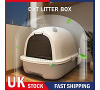 Large Cat Litter Box Anti-Splash Drawer Self-Cleaning Cat Pan Potty