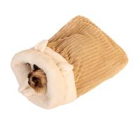 Large Cat Sleeping Bag | Semi-Enclosed Pet Bed | Cat Sleeping Sack | Warm Plush Cat Bed | Soft Plush Cat Sack | Large Cat Sack for Various Sizes of Cats and to Stretch Out and Relax in Comfort