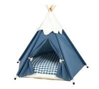 Large Cat & Small Dog Teepee Tent House 23x34x26in