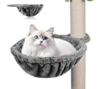 Large Cat Tree Hammock Basket Replacement Part for Cats, 30cm | Deep Basket Design, Steel Ring Structure, Soft Fabric Texture, for Kittens under 5kg, Bedroom Nap Spot