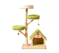 Large Cat Tree - Multi-Level Climbing Frame & Cozy Nest for Cats - Durable Cat Condo with Fun Toys Seasons & Indoor Play