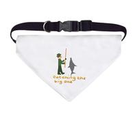 Large 'Catching The Big One' Dog/Cat/Pet Bandana (PD00059346)