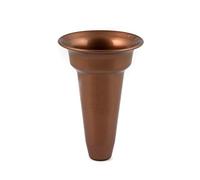 Large Cemetery Vase Narrow Size 4 H.17 Wide Edge