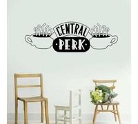 Large Central Perk Wall Sticker Friends Logo Tv Show Coffee Wall Decal Cafe Kitchen Dining Room Vinyl Decor 85X28CM