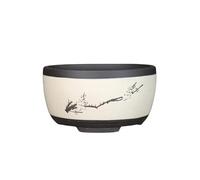 Large Ceramic Round Planter Pot with Drainage Hole, Drum-Shaped Chinese Style Pot for Orchids, Succulents, Cacti, and Moss - Versatile Indoor/Outdoor Plant Container