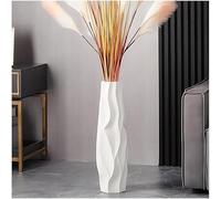 Large Ceramic Vase For Living Room,modern Tall Floor Vase,ideal Flowers, Branches, And Dried Arrangements,perfect Office Home Decor, White a, 45cm