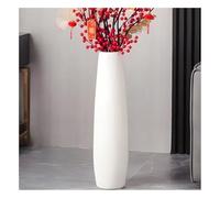 Large Ceramic Vase For Living Room,modern Tall Floor Vase,ideal Flowers, Branches, And Dried Arrangements,perfect Office Home Decor, White a, 45cm