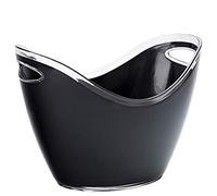 Large Champagne Bucket Black 13.75inch / 35cm - Case of 2