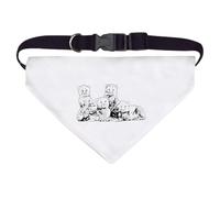 Large 'Cheetah Cubs Cuddling' Dog/Cat/Pet Bandana (PD00059122)