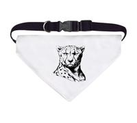 Large 'Cheetah Portrait' Dog/Cat/Pet Bandana (PD00065676)