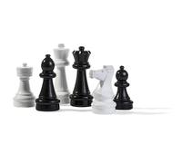 Large Chess Pieces Rolly Black One Size