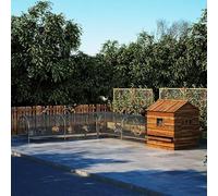 Large Chicken Coop Metal Chicken Run with Nesting Box, Outdoor Poultry Cage Walk-in Chickens Pen for Outside Turkey Ducks Rabbits