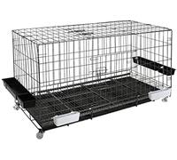 Large Chicken Coop Villa Poultry Habitat Supplies, Chicken Coop, Large Outdoor/Indoor Poultry Cage, Hen House w/rain Cloth Tray Drinking Trough, Small Animal Coops for 5 Chickens