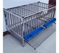 Large Chicken Coops 4-6 Chickens with Fence Predator Proof, Chicken Runs for Yard with Cover Heavy Duty with Feeding Box and Feces Tray, Easy to Clean(120 * 60 * 65cm)