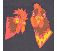 Large Chicken Head Metal Cutting Dies - Set of 2 Farmyard Poultry Craft Dies for Card Making, Scrapbooking & Papercrafts I9