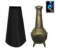 Large Chimenea Cover Comficent Waterproof Heavy Duty Garden Heater Outdoor Garden Patio Heater Cover UV Protector 1.2m High