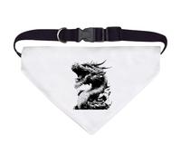 Large 'Chinese Dragon Open Mouth' Dog/Cat/Pet Bandana (PD00060770)
