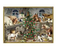 Large Christmas Advent Calendar Christmas At The Farm | Picture Advent Calendar