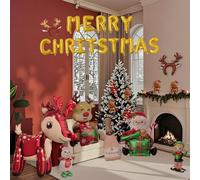 Large Christmas Balloons, 20 pcs Santa Claus,Christmas reindeer, Snowman,Party Wine Bottle with Ribbon for Boys Men Women Birthday Happy New Year Decoration YuBeiKoo