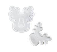 Large Christmas Epoxy Sturdy Resin Tray Mold Flexible Silicone Materials Suitable Accessory for Various Craft Creation Resin Tray Molds