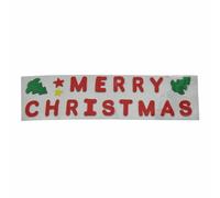 Large Christmas Gel Window Stickers - Festive Reusable Decorations for Glass Windows & Doors - Assorted Holiday Designs (Merry Christmas)