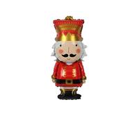 Large Christmas Nutcracker Shaped Foil Balloon AIR Inflated only (Not-Helium Use) 25" Ideal for decorating house event and your Christmas party