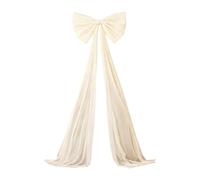 Large Christmas Tree Bow, 180cm Tree Topper In Champagne Wine Red-velvet, Giant Festive Bow For Decorating Window, Mantlepiece, Wall & Door