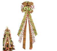 Large Christmas Tree Ornament - Christmas Tree Bows, Bow Ornament for Christmas Tree, Ribbon Bow, Tree Decoration, Garland Bow, Decorations