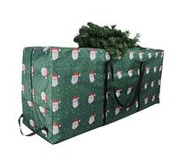 Large Christmas Tree Storage Bag 4ft, 210D Oxford Cloth Waterproof Christmas Tree Bag with Carry Handles and Zipper, Foldable Holiday Storage Bag for Christmas Tree and Decorations, 122x51x38 cm