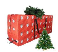 Large Christmas Tree Storage Bag - Waterproof 210D Oxford Fabric with 4 Handles, Durable and Sturdy for 4ft Artificial Trees, Christmas Tree Storage Bag (Red, Green), , Siehe Beschreibung