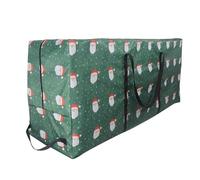 Large Christmas Tree Storage Bag - Waterproof 210D Oxford Fabric with 4 Handles, Durable and Sturdy for 4ft Artificial Trees, Christmas Tree Storage Bag (Red, Green), Santa Claus, Siehe Beschreibung