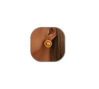 Large Chunky Round Earrings for Women Gold Silver Statement Earring Vintage Spiral Earring Punk Round Rope Earrings Minimalist Jewelry, Metal, No Gemstone