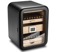 Large Cigar Humidor Cabinet with Digital Hygrometer, Scientific Functional Division, Holds 110 Cigars for Moisturizing Storage