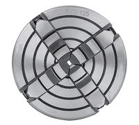 Large Clamping Range, Fast Clamping Speed, Stable & Adjustable Clamping Force Lathe Chuck K72 4 Jaw 125mm for CNC Drilling and Milling Machine, Independent Jaws, Made of Cast