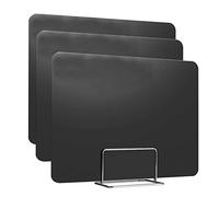 Large Classroom Privacy Shields for Student DesksLightweight Desk Dividers & Office Partitions Black Study & Test Table Screens 30 x 100 cm Set of 3