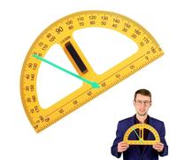 Large Classroom Protractor - Protractor Tool for Dry Erase Board - Big Digital Design Math Teaching Compass Protractor for Engineer Dry Erase Board Multifunctional