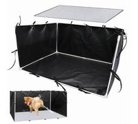 Large Clean Pet Enclosure, Dog Pee Pad Holder, Dog Toilet Fence, Easy to Clean, Adjustable, 89x73x44cm/ 72x88cm for Your Pets Potty Training Needs No Matter Where You Are