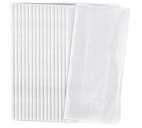 Large Clear Cellophane Bags (27cm x 12cm) 30 Count - Vibrant and Durable Packaging for Gifts and Treats