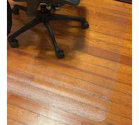 Large Clear Hardwood Floor Protector Transparent Pvc Desk Chair Mat, Heavy Duty Anti-Scratch Non-Slip Rug Runners for Wood/Tile/Laminate/Concrete(5 x 11ft/153 x 336cm)