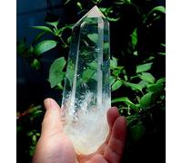 Large Clear Lemurian Seed Quartz Point Cluster Crystal Rough (Size : 300-400g) Gemstone Stone