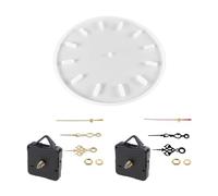 Large Clock Resin Mold Round Clock Silicone Wall Hanging with Pointer for Epoxy Jewelry Making Clock Molds for Resin Casting