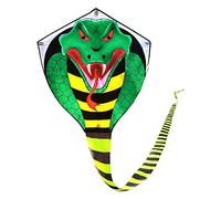 Large Cobra Kite for Kids & Adults with Super Long Tail, Extra Easy to Fly