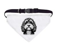 Large 'Cockapoo Dog' Dog/Cat/Pet Bandana (PD00057766)